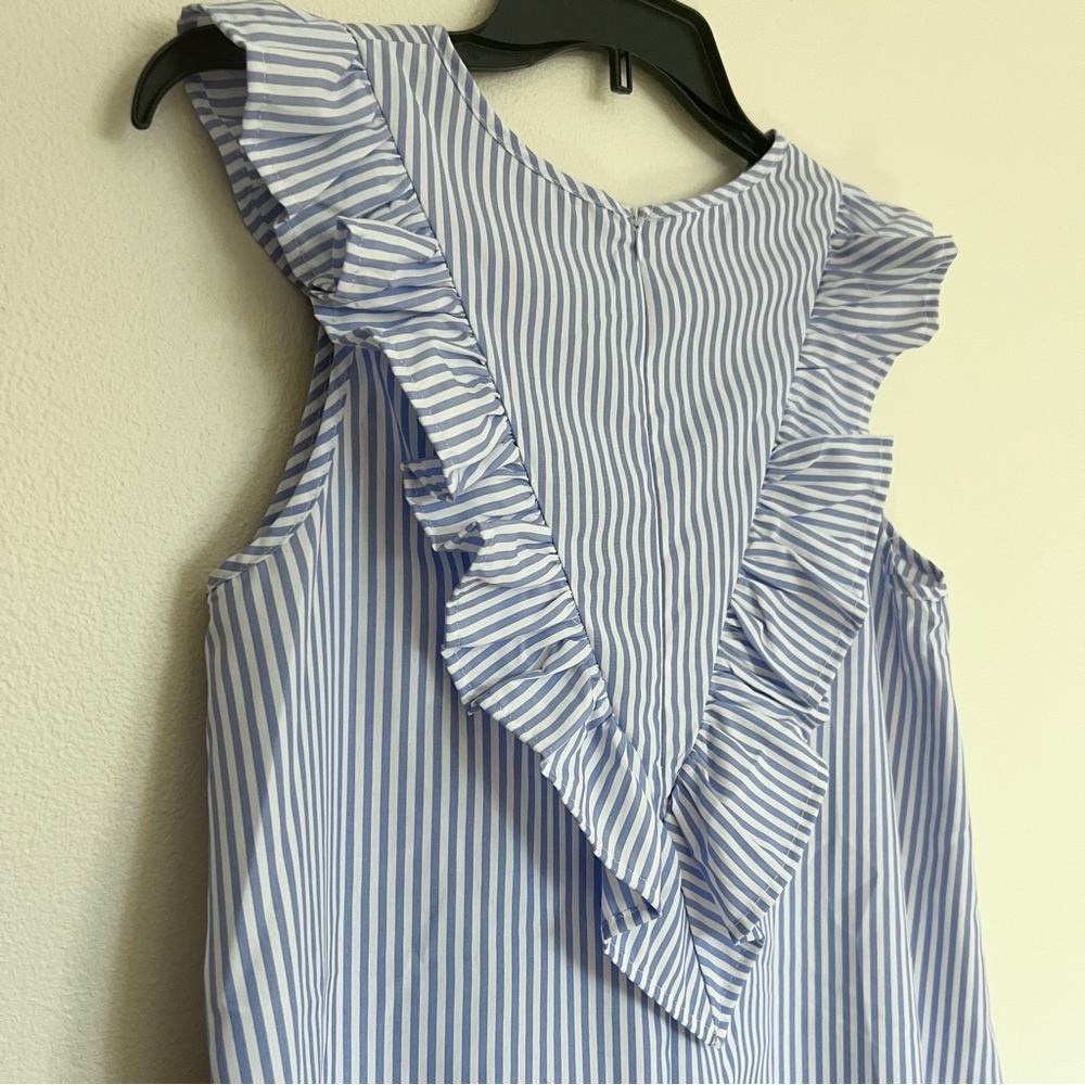 Striped Ruffle Dress - Picture 5 of 11
